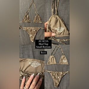 Acacia two piece in brown floral